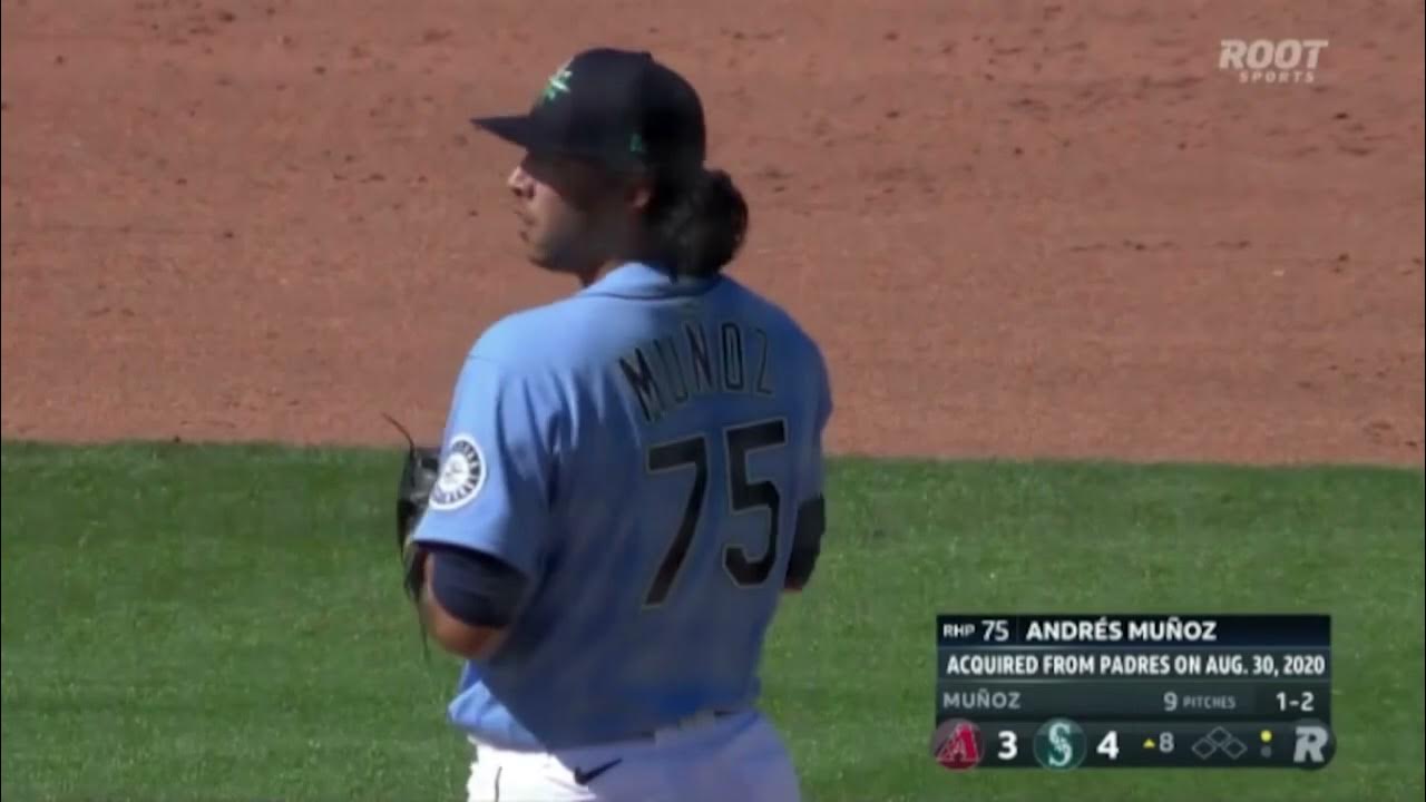 ANDRÉS MUÑOZ, MARINERS VS DBACKS 04 ABRIL 2022 YouTube