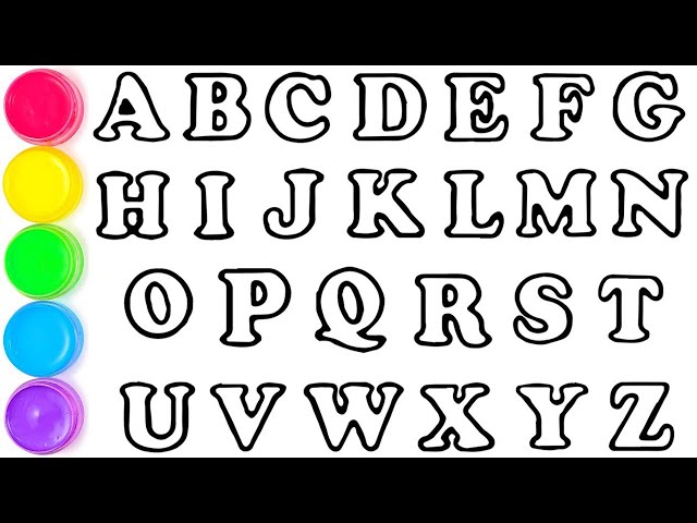 How to Draw abcdefghijklmnopqrstuvwxyz - Learn ABC Song For Kids - learn  alphabet for kids from abcdefghijklmnopqrstuvwxyzaa Watch Video 