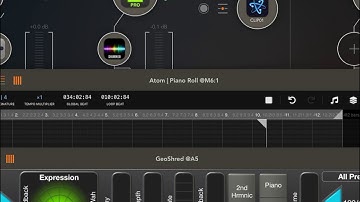 A Bit Quiet (AUM on iPad hosting Spacecraft, Patterning 2, Geoshred, Korg Module and Lagrange Synth)