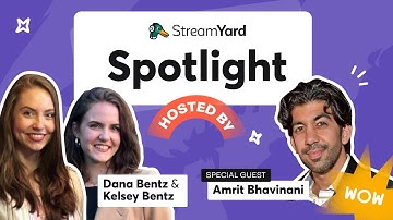 StreamYard Spotlight: Amrit Bhavinani on How to Use StreamYard with Multiple Guests and Outdoors!