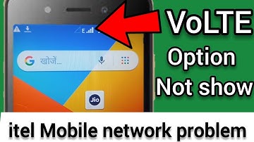 itel mobile VoLTE not show // itel mobile mobile network problem solve