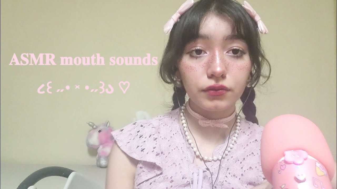 ASMR Mouth Sounds 🩷.❀。• *₊°。 ❀°。
