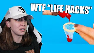WTF ARE THESE, 5 MINUTE CRAFTS! - Life Hacks React