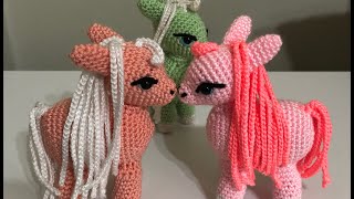 Gurumi̇stan Amigurumi Ponny At Yapımı - 2.Bölüm Gövde Ponny Horse Making - Episode 2 Body