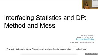 Keynote: The Ever-evolving Intersection of Statistics and Privacy