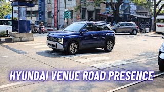 Hyundai Venue Road Presence | Latest Model | Mystic Sapphire Blue Colour Looks | Staytune for Trends