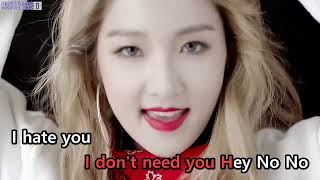 [KARAOKE] 4minute - Hate [Instrumental Ver.]
