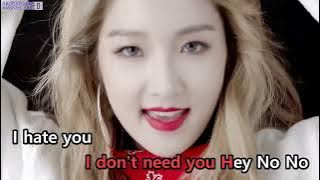 [KARAOKE] 4minute - Hate [Instrumental Ver.]