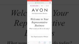 Video 3 - How to setup your Avon Online Store