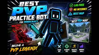 This Minecraft PvP Bot Made Me INSANE! 😱 Offline, Lag-Free & Best Practice Map #pvp #minecraftjava