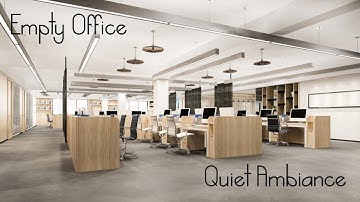Empty office, quiet ambiance, white noise for study and sleep 💤