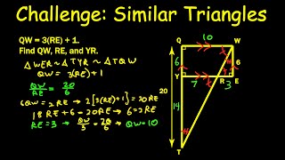Can You Solve This Level 4 Similar Triangles Challenge
