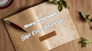 surat cinta untuk starla | story wa | status wa | virgoun | cover salshabilla ft stevie