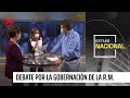 Karina Oliva y Claudio Orrego debaten por la gobernación de la R.M.