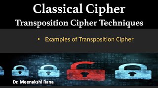 Examples | Transposition Cipher