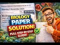 Pearson Edexcel IGCSE Biology Paper 1B FULL SOLUTION | Nov 2025 | 4BI1/1B &amp; 4SD0/1B Explained
