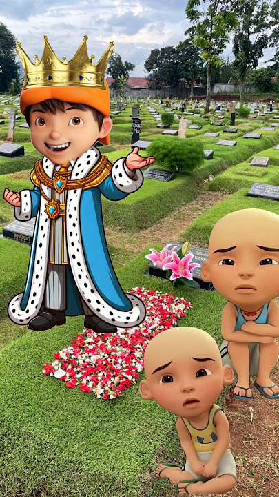 boboiboy vs upin ipin , orang kaya mati orang miskin mati