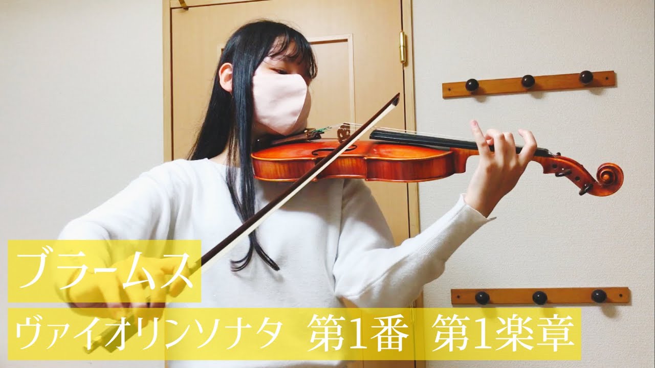 雨の歌】ブラームス ヴァイオリンソナタ 第1番 第1楽章 Brahms