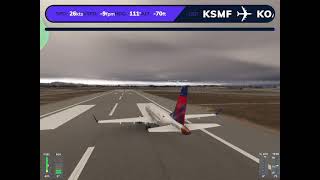 Delta Airlines DAL170 Sacramento to San Francisco | MSFS 2024 Embraer E170