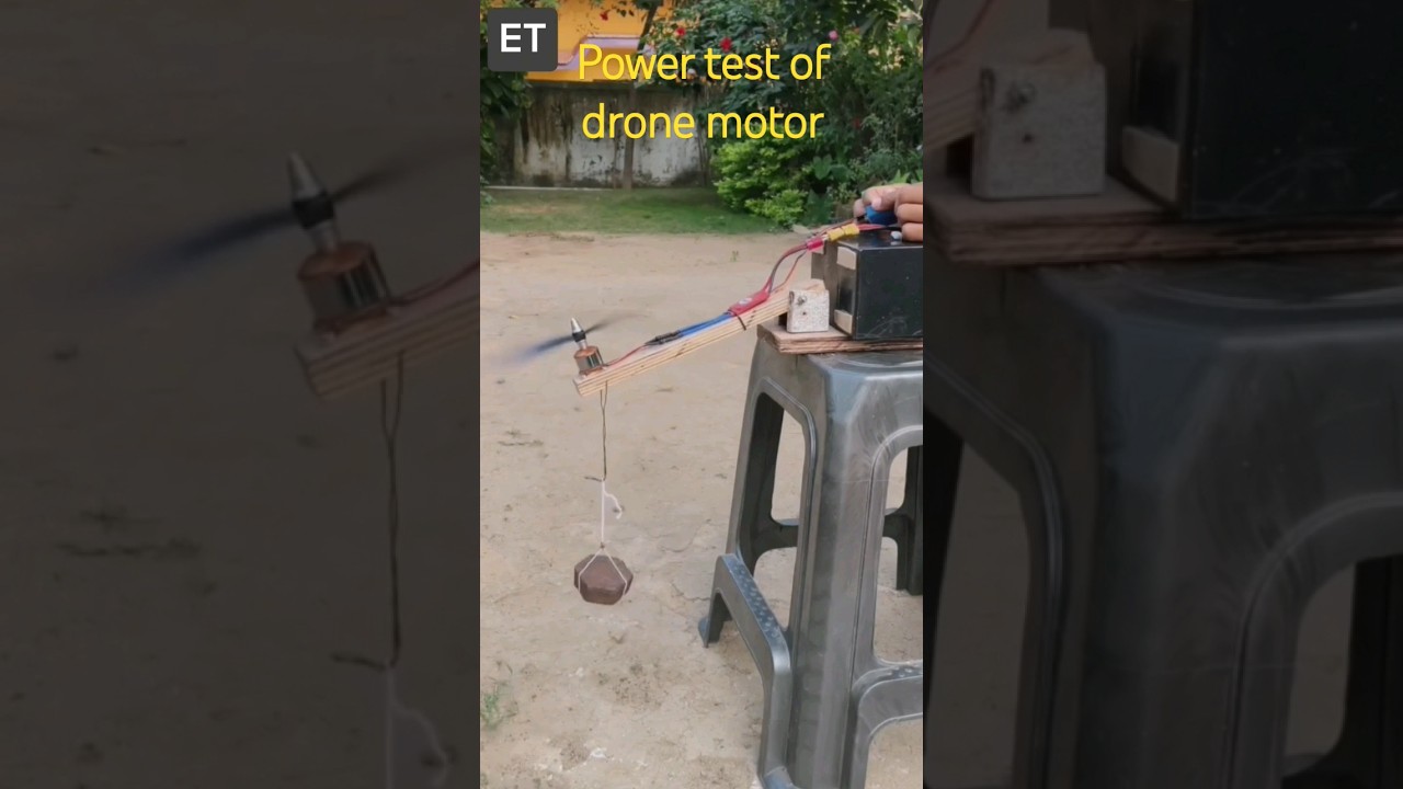 Power test of drone motor | drone motor power test 