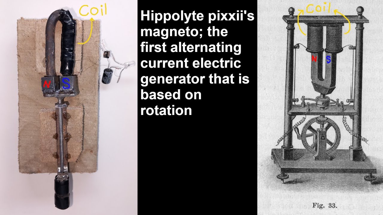 Building a Single Coil Electric Generator from Scrap part 2