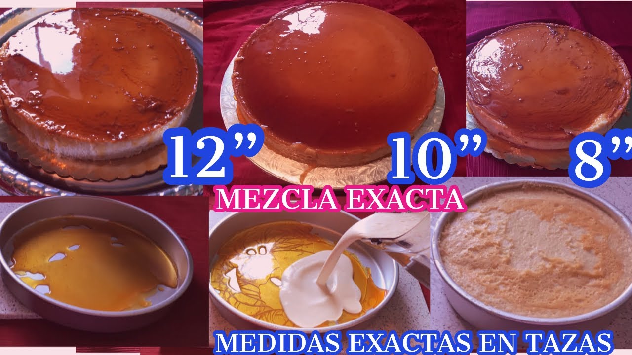 FLAN NAPOLITANO 3 MEDIDAS EXACTAS CON SOLO 5 INGREDIENTES RECETA FÁCIL