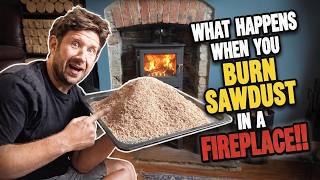 I Tried Burning Sawdust in My Fireplace… Here’s What Happened!