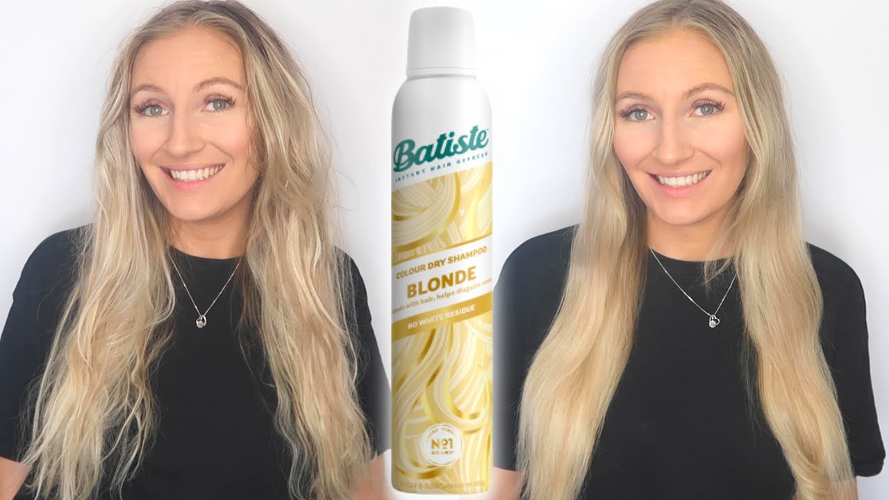 BATISTE BRILLIANT BLONDE DRY REVIEW | AFFORDABLE DRY SHAMPOO DEMO & REVIEW - YouTube