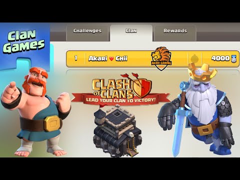 Video MAX CLAN GAME CỰC NHANH VỚI ROYAL GHOST - TH9 ATTACK... - youtube