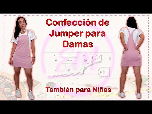 Aprende a elaborar un Jumper para Damas o Niñas. - YouTube