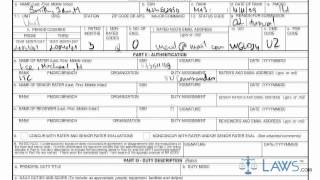 how to fill the DA form 2166 8 NCO Evaluation Report