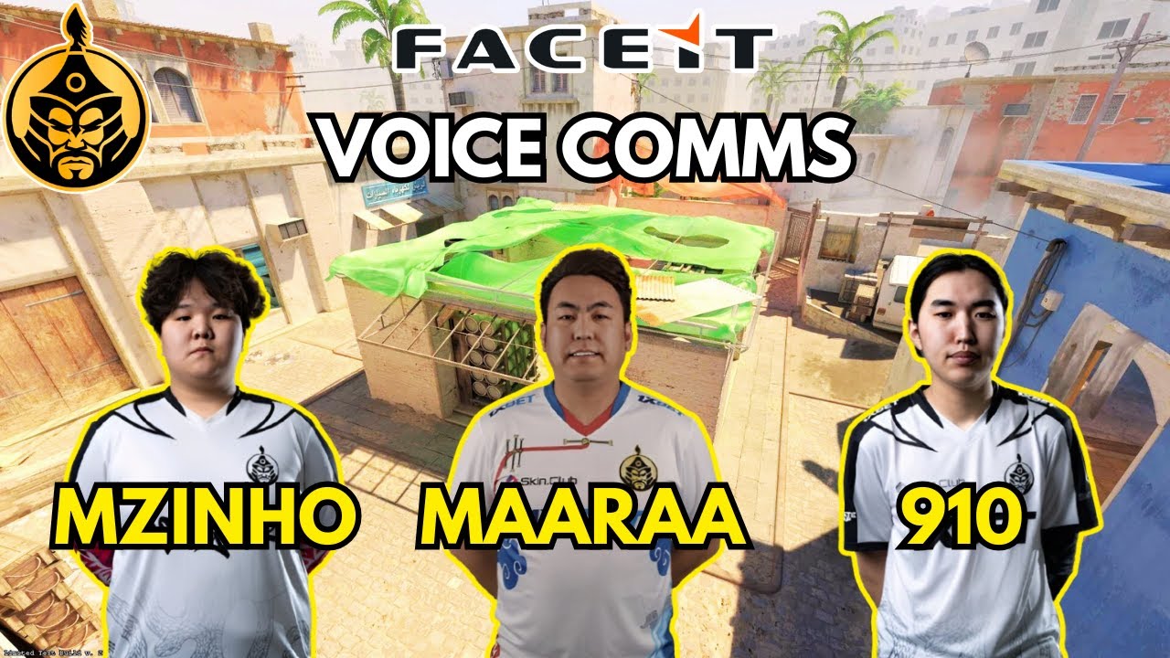 Mzinho POV w/maaRaa , 910 + VOICE COMMS (23/0/6) CS2 FACEIT NA