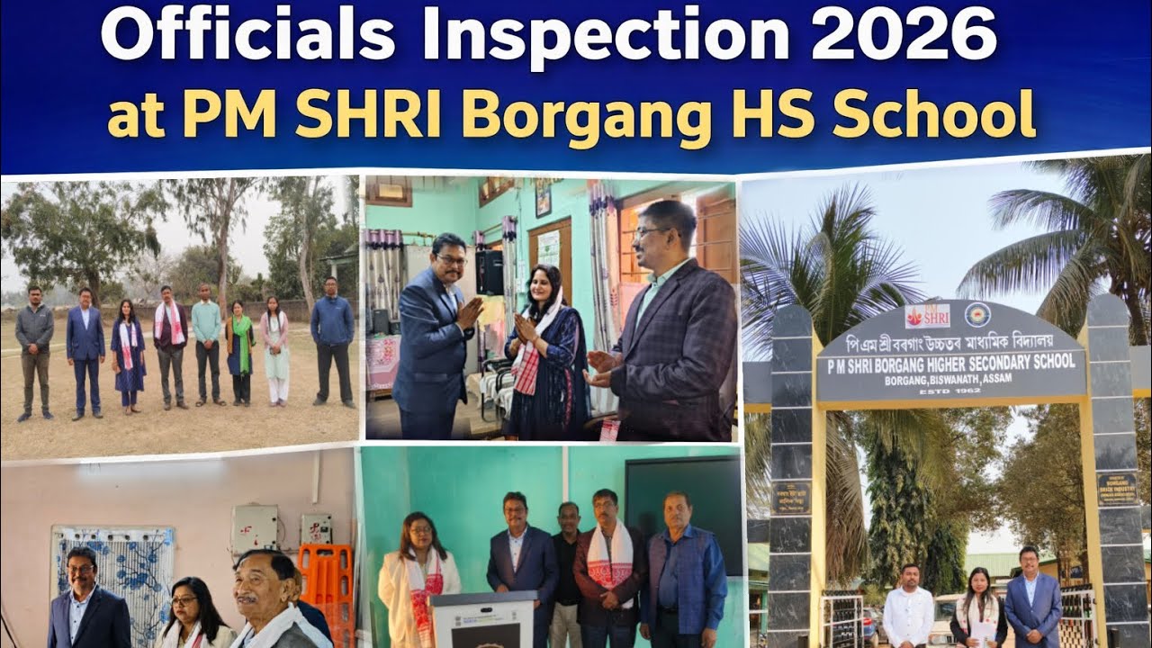 Officials Inspection Visit 2026 | PM SHRI Borgang HS School