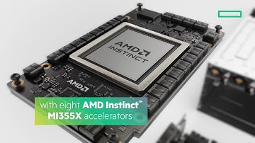 Accelerate large AI model training sustainably and securely with HPE ProLiant Compute XD685 and AMD