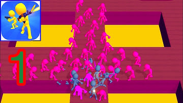 Join & Strike Gameplay walkthrough part-1 Level 1-15 (iOS/Android)