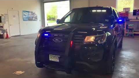Code3 lighting on Ford Police Interceptor Utility