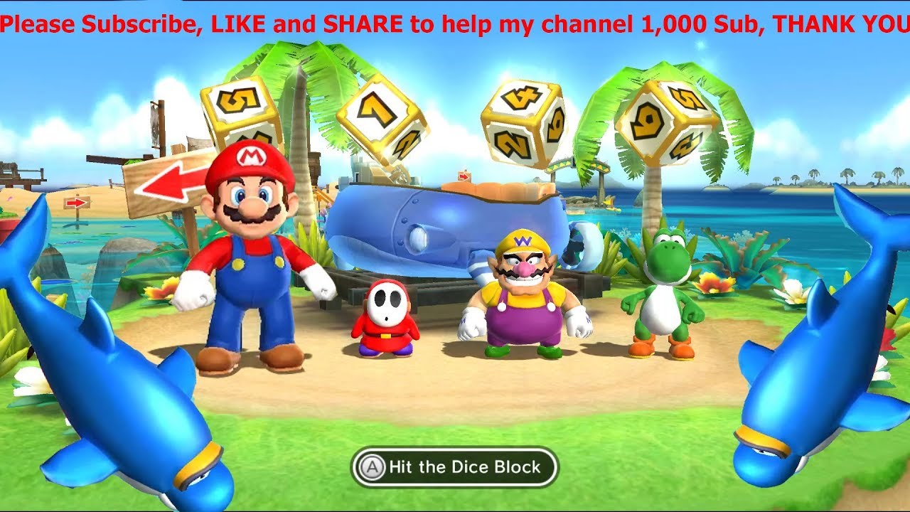 Mario Party 9 Blooper Beach Party  (Player Master Difficult) #4 | Mario Gaming