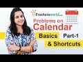 Aptitude Made Easy - Problems on Calendar, Basics and Methods, Shortcuts, Time and Date