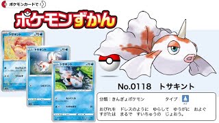 ポケモンカード みずタイプ 20種38枚 トサキント/サメハダーなど 絵柄