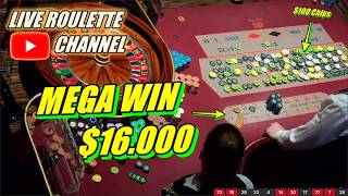 🔴LIVE ROULETTE | 💰 MEGA WIN 💲16.000 In Real Vegas Casino 🎰 $100 Chips Inside Exclusive ✅ 2026-04-26