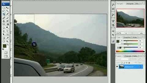 how to crop picture in adobe photoshop cs3 (tutorials)