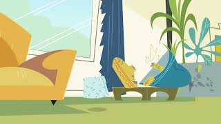 Kid Vs. Kat - You Kat See Me - All Invisible Coop Burtonburger Scenes