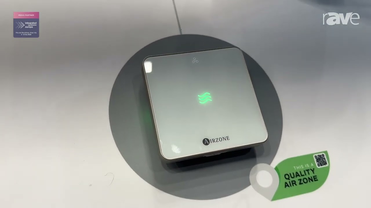 ISE 2026: Airzone Explains AirQ Sensor for Air Quality (in Spanish)