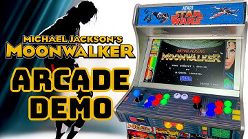 Michael Jackson Moonwalker Longplay Arcade Game Gameplay On RetroPie - Raspberry Pi Powered Cabinet