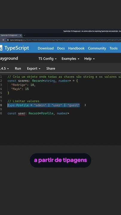 Typescript: Record (parte 2) - YouTube