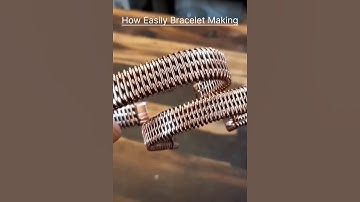 Handmade Copper Bracelet | jewelry making #diy #copperbracelet