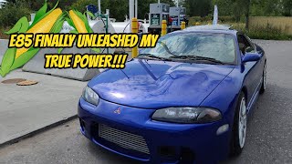 FP Turbo Eclipse GSX finally gets E85/ tune and RIPS it down backroads