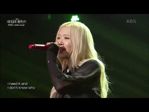 BLACKPINK 로제 ROSÉ 'number one girl'  | KBS 241129 방송 日本語字幕 和訳