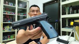 Testing a KJW CZ Shadow 2 Airsoft Gas Blowback Toy Gun