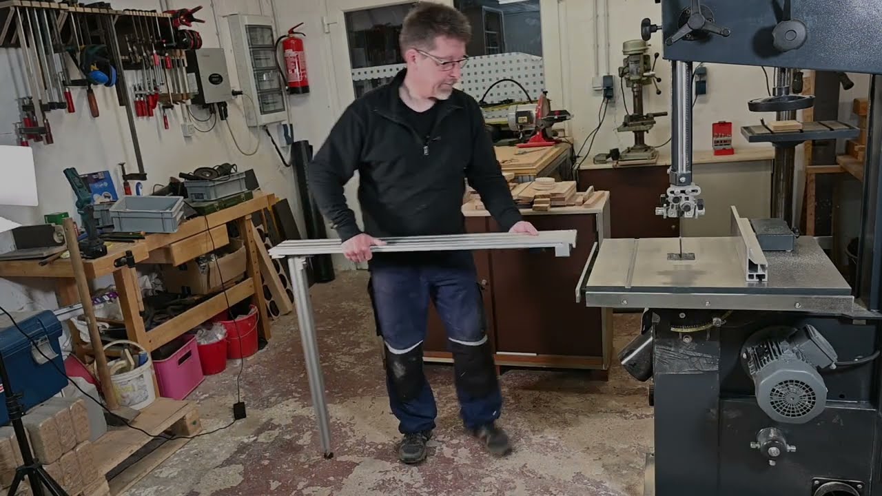 Tischverlängerung Felder FB 510 und Aigner KreisFix selbstgebaut